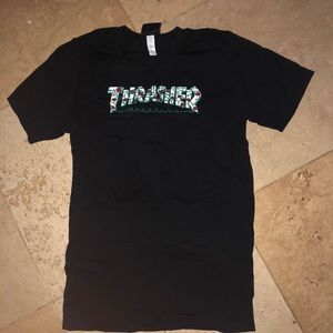 NWOT never worn thrasher T-shirt with roses